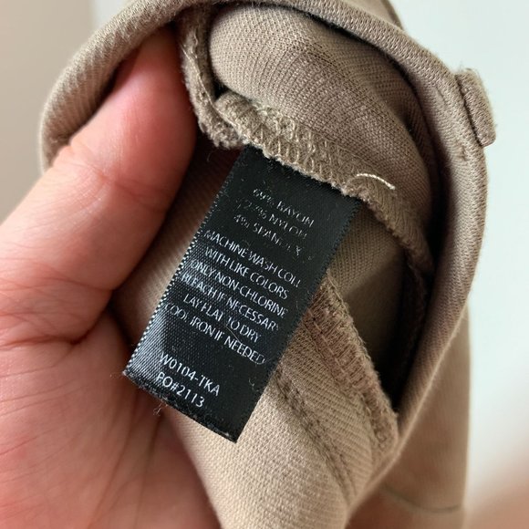 Betabrand tan straight leg yoga pant M - Picture 8 of 8